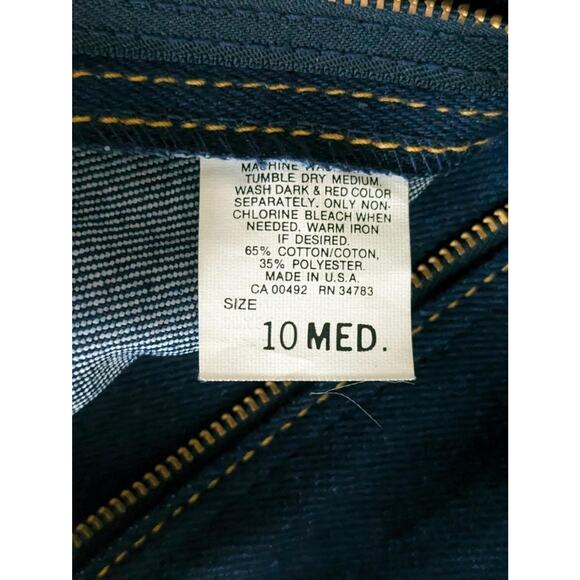 Lee Blue Jeans Size 10 Medium USA -1223H28T - Picture 3 of 9